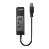Lindy 43176 interface hub USB 3.2 Gen 1 (3.1 Gen 1) Type-A 5000 Mbit/s Sort #3