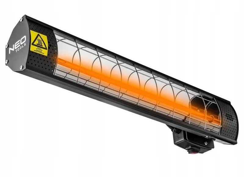 NEO TOOLS 90-031 elektrisk varmeapparat Infrard Indendrs & udendrs 2000 W Sort #1