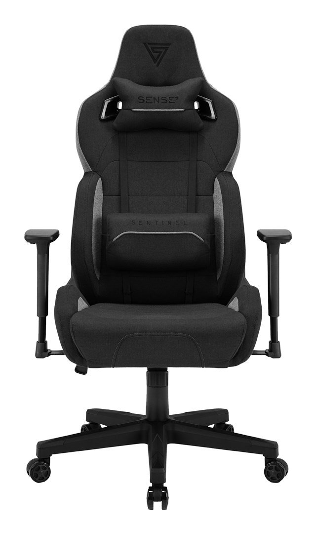 SENSE7 Sentinel PC gamingstol Polstret s�de Sort, Gr� #1