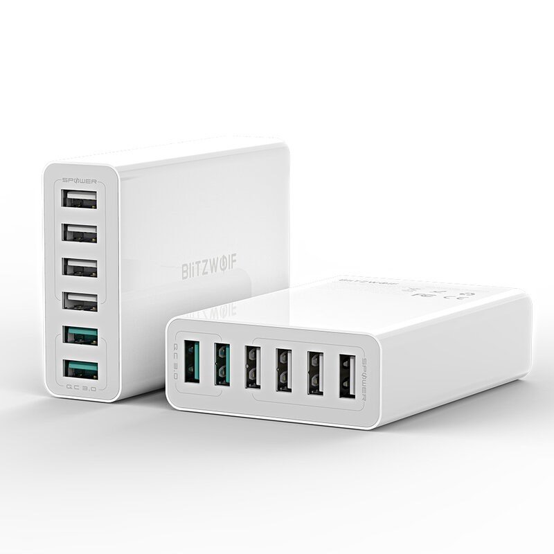 BlitzWolf BW-S15 oplader til mobil enhed Universel Hvid Vekselstr�m Hurtig opladning Indend�rs #3
