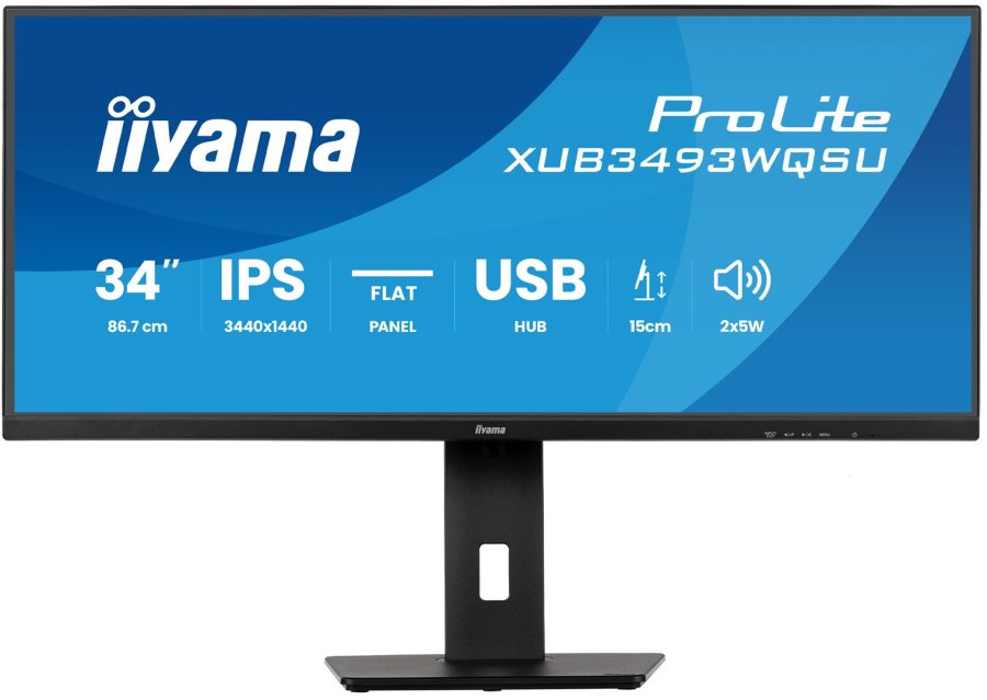 iiyama ProLite XUB3493WQSU-B6 computerskrm 86,4 cm (34