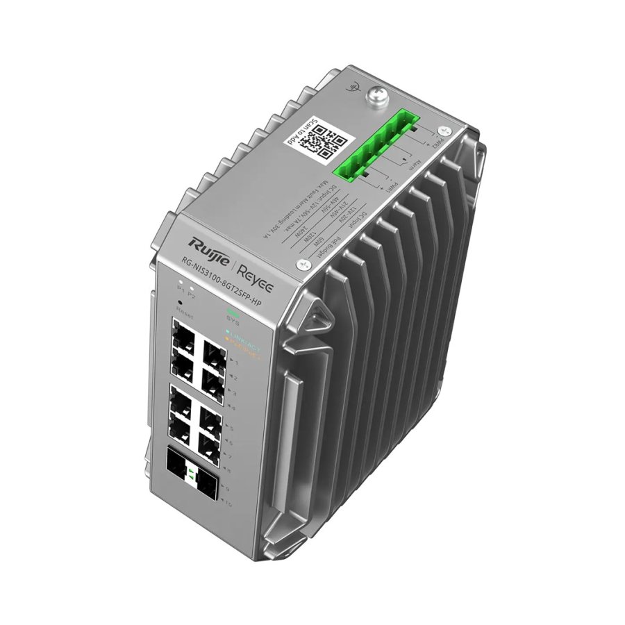 Ruijie Networks RG-NIS3100-8GT2SFP-HP netv�rksswitch Administreret L2 Gigabit Ethernet (10/100/1000) Str�m over Ethernet (PoE) Gr� #4