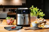 Camry Premium CR 6311 frituregryde Enkelt 5 L Enkeltstende 2500 W Varmluftsteger Sort, Rustfrit stl #3