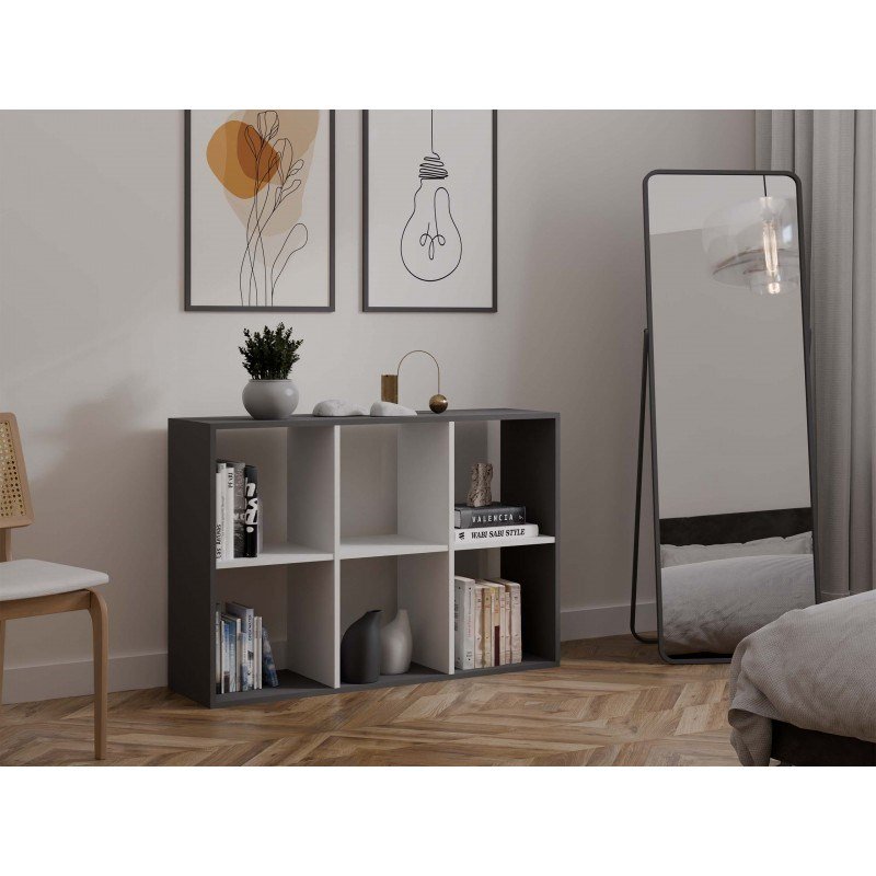 MALAX REOL 2X3 ANTRACIT/HVID #8