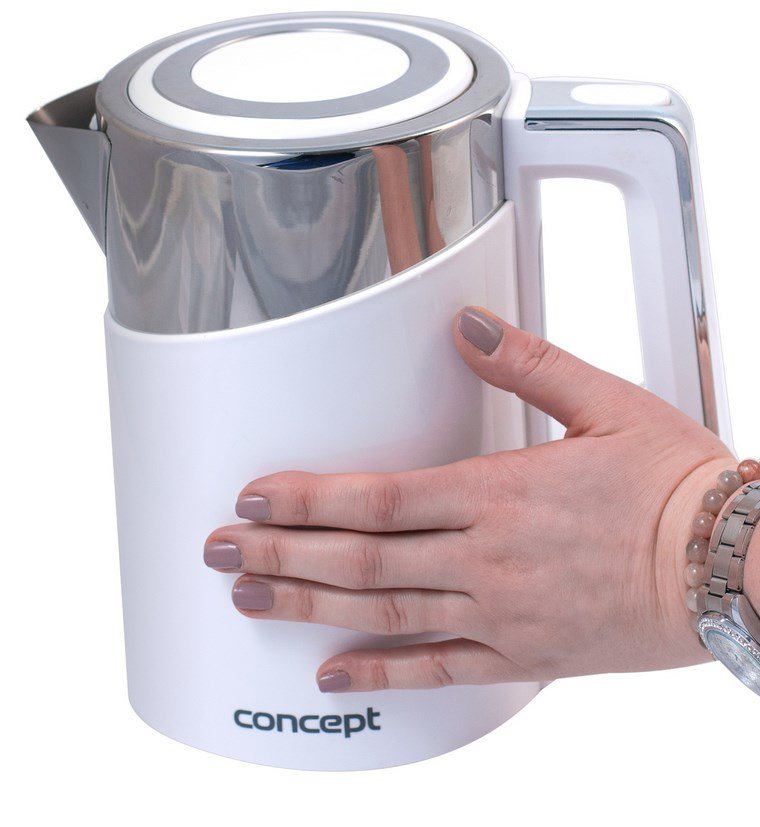 Concept RK3170 elkedel 1,7 L 2200 W Rustfrit stl, Hvid #9
