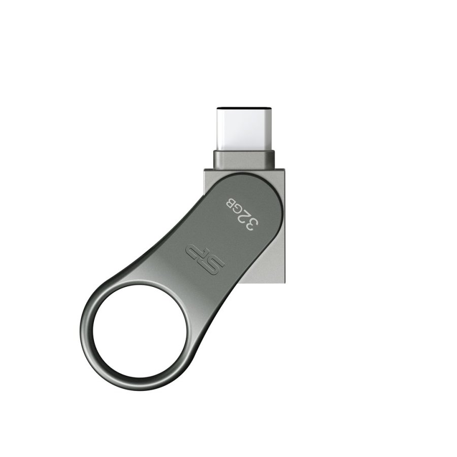 Silicon Power Mobile C80 USB 32 GB USB Type-A / USB Type-C 3.0 (3.1 Gen 1) Titanium #3