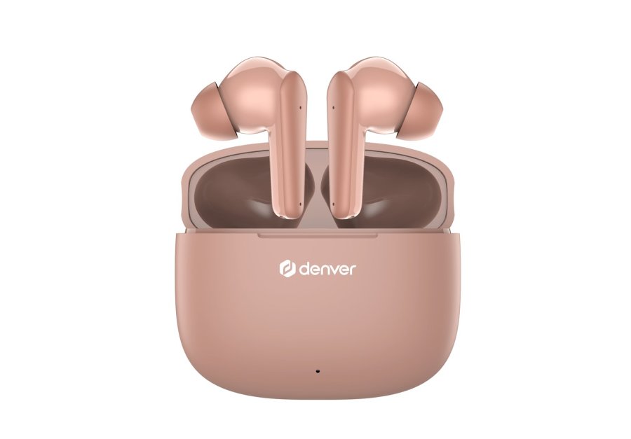 Denver TWE-48DR Headset True Wireless Stereo (TWS) I rerne Opkald/musik Bluetooth Rose #1