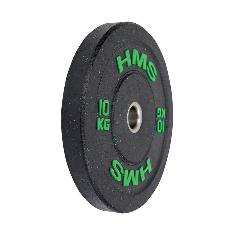 HMS Fitness HTBR10 1 stk Olympic Gummibelagt vgtskive #4