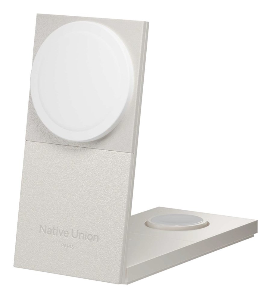 Native Union Rise 3-In-1 Qi2 Smartphone Lys gr� USB Tr�dl�s opladning Indend�rs #1