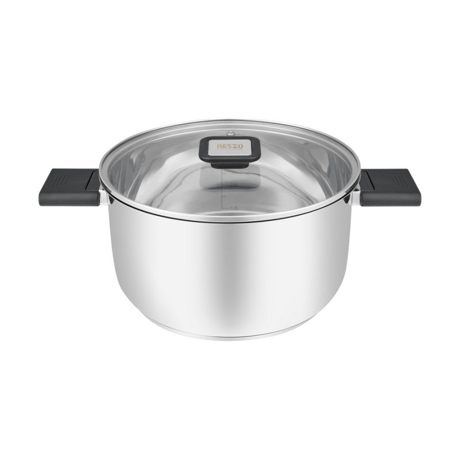 Resto Kitchenware Anser 4,4 L Rund Sort, Rustfrit stl #1