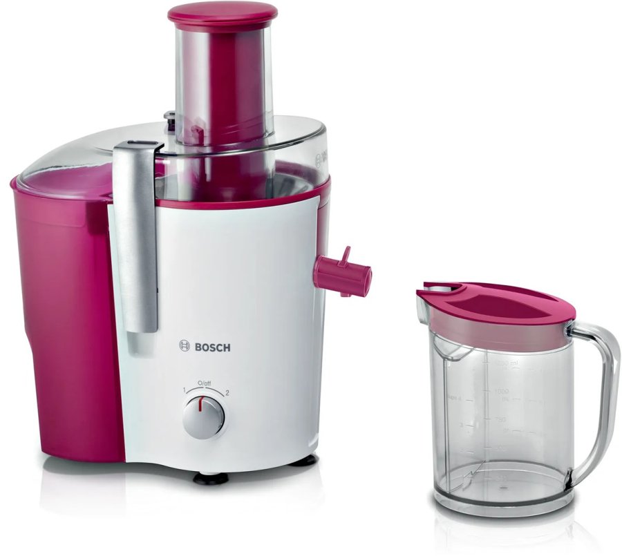 Bosch MES25C0 citruspresser og juicemaskine Frugtpresser 700 W Cherry (fruit), Transparent, Hvid #1