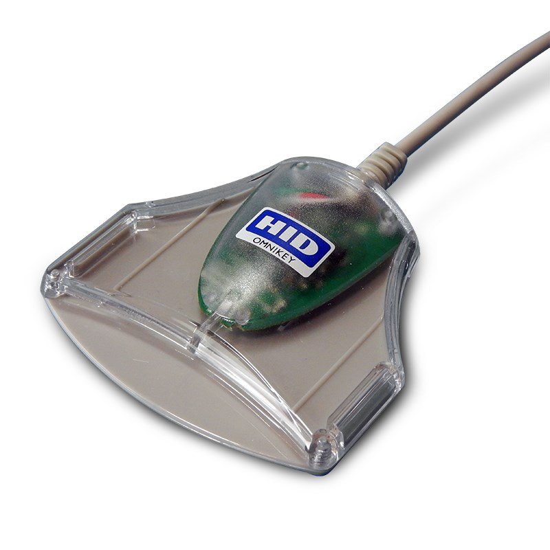 HID Identity OMNIKEY 3021 smartcard lser Indendrs USB USB 2.0 Gr, Transparent #1