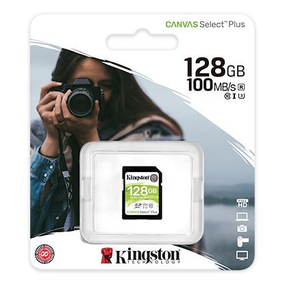 Kingston Technology 128 GB SDXC Canvas Select Plus 100R C10 UHS-I U3 V30 #19