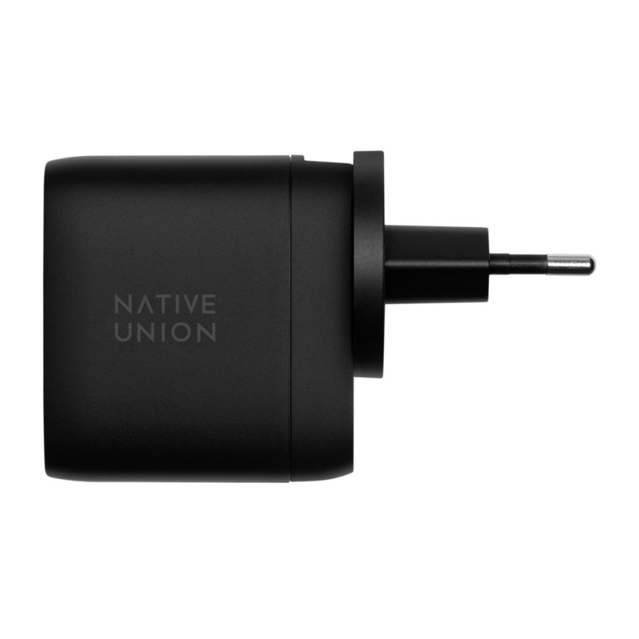 Native Union 67W Dual USB-C Fast GaN PD Wall Charger Black #8