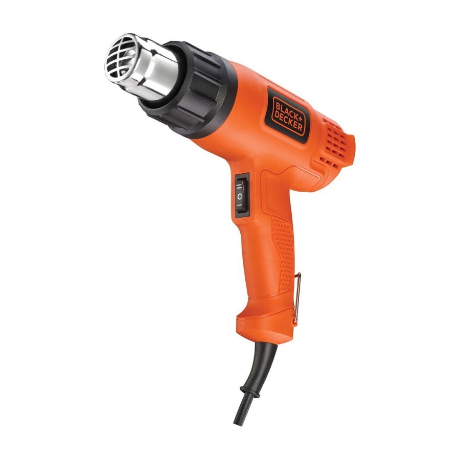 Black & Decker KX1650-QS varmepistol 740 l/min 600 C 1750 W Sort, Orange #2