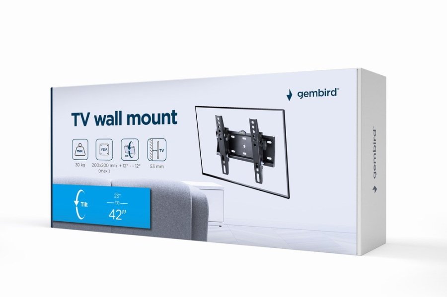 Gembird WM-42T-02 tv-beslag 106,7 cm (42