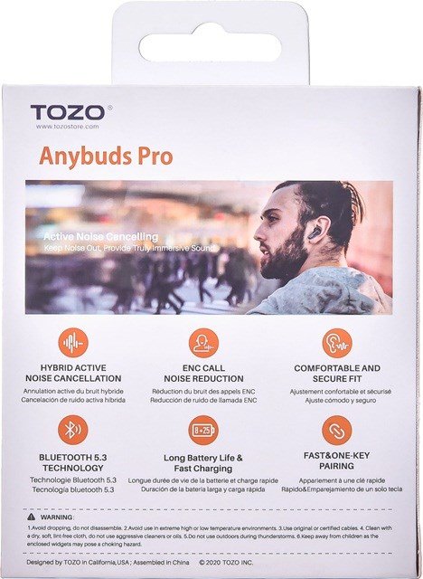 TOZO Anybuds Pro True Wireless Stereo (TWS) In-Ear USB Type-C Bluetooth Headset Sort #5
