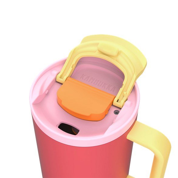 Termokrus med teleskopsugerr Kambukka Rio Tumbler 950 ml Pink Papaya #6