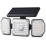 LED-solcellelampe med bevgelsessensor Maclean IP65, 4W, 320lm, 4000K, Li-ion 1200 mAh, 3 driftstilstande MCE615 #1