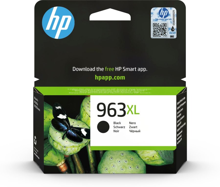HP 963XL Original Ink-blkpatron med hj kapacitet, sort #1