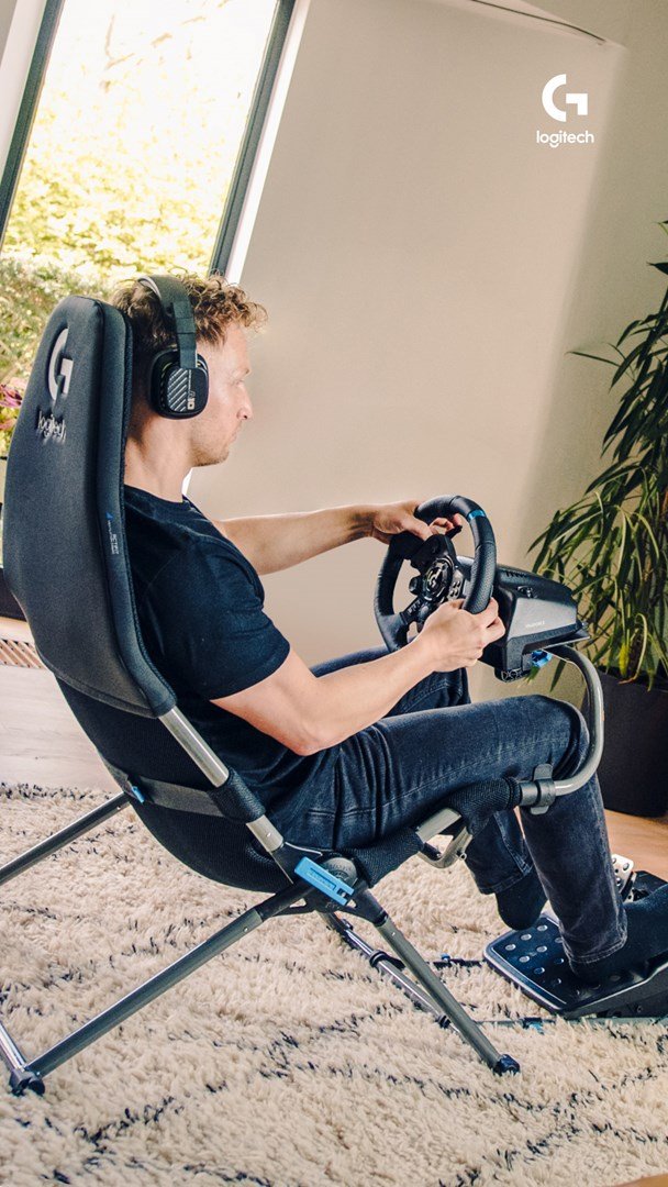 Playseat Challenge X - Logitech G Edition Spillekonsolstol Sort, Gr #15