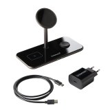 Intenso MB13 Hovedtelefoner, Smartphone, SmartWatch Sort USB Trdls opladning Hurtig opladning Indendrs #1