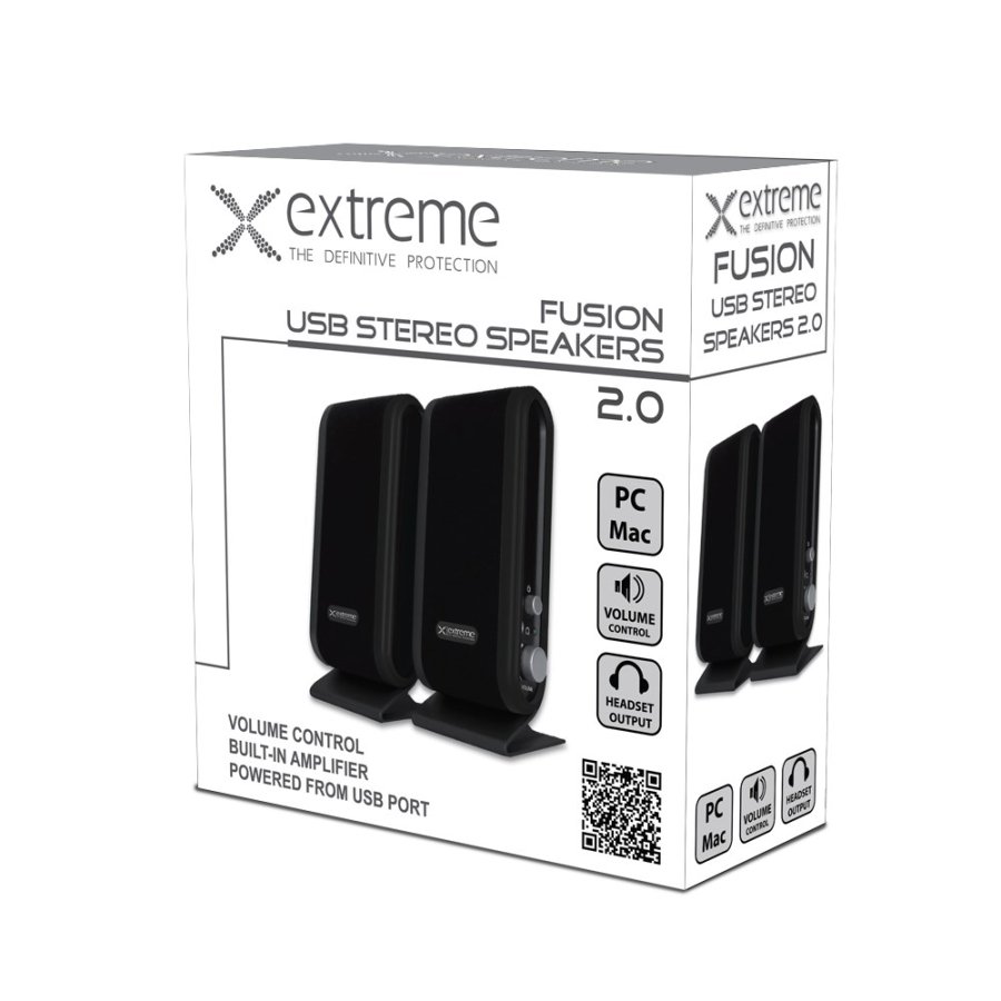 Extreme XP102 hjttalere 2.0 kanaler 4 W Sort #2