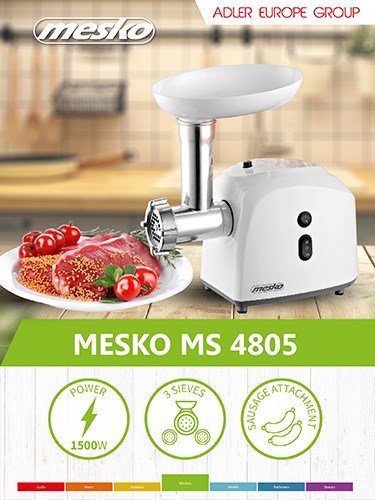 Mesko Home MS 4805 kdhakker 600 W Hvid #8