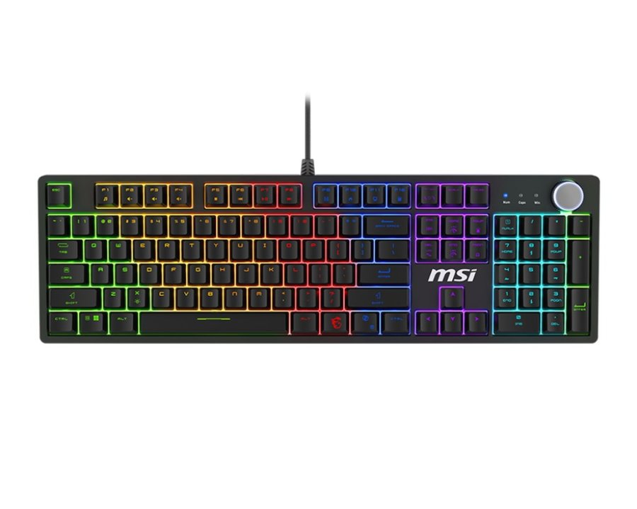 MSI FORGE GK320 RED tastatur Spil USB QWERTY US International Sort #1