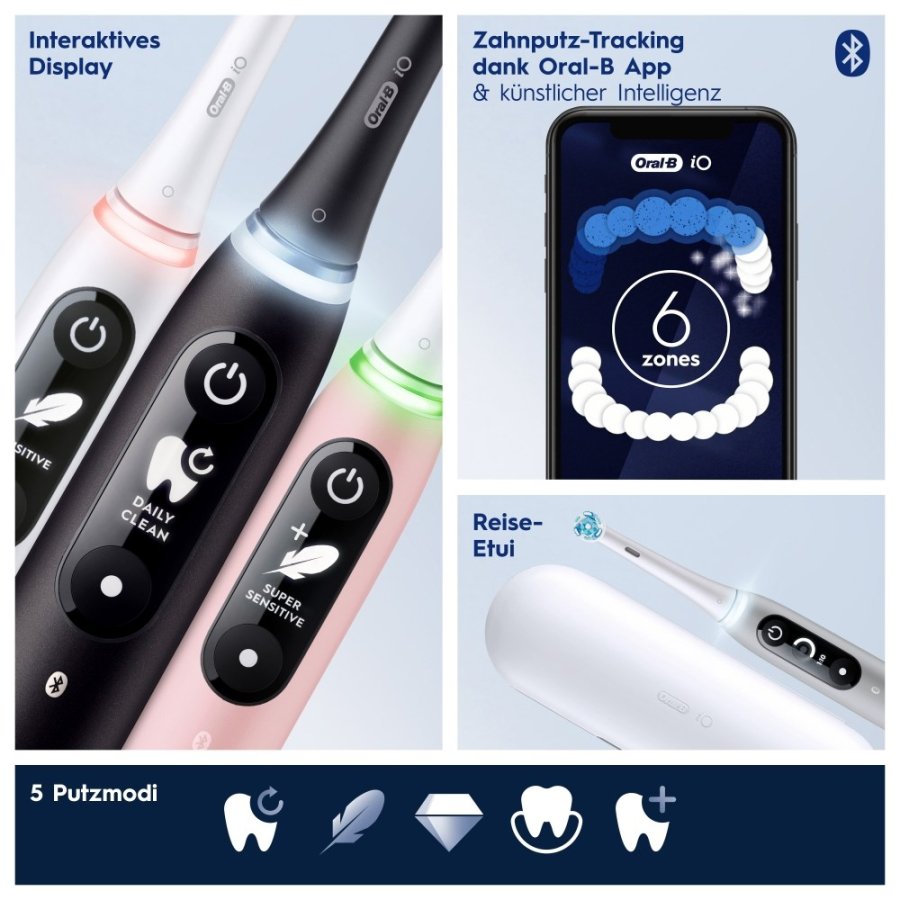 Oral-B iO Series 6 Pink Sand + Case                     JAS22 #7