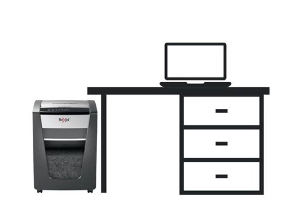 Rexel Momentum M515 paper shredder Micro-cut shredding 1.5 cm Black #7