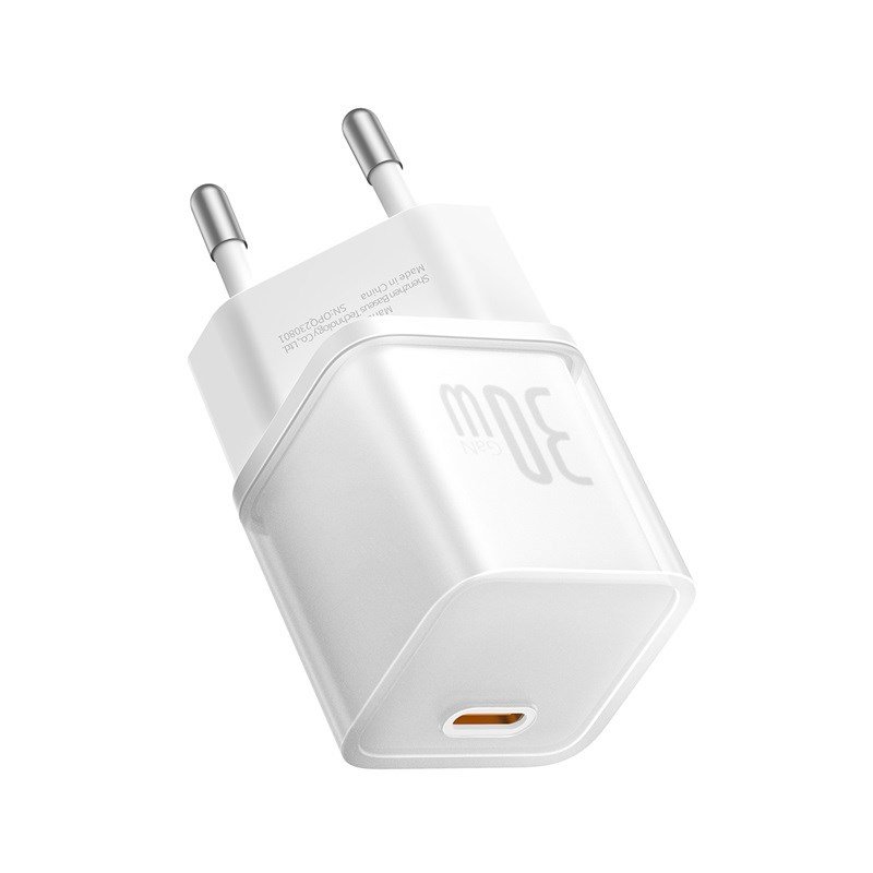 Baseus GAN5S P10162504113-00 Netoplader 30W Hvid #2