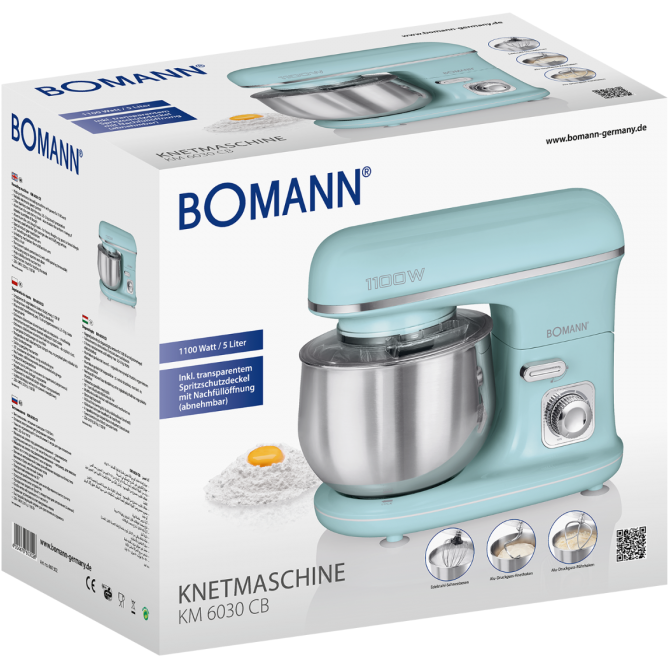 Bomann KM 6030 CB Kkkenmaskine 1100 W 5 L Mintfarve #8