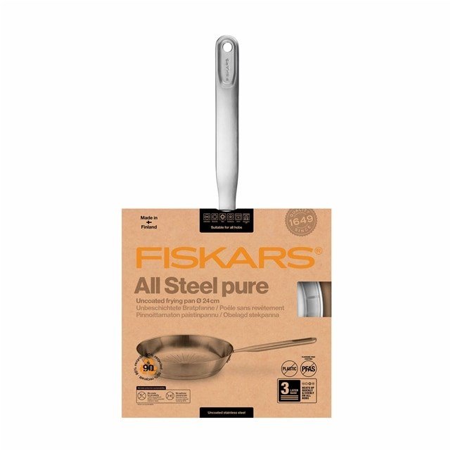 Fiskars All Steel Gryde til alle forml Rund #22