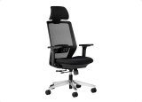 SPECTRUM ergonomisk kontorstol sort #1