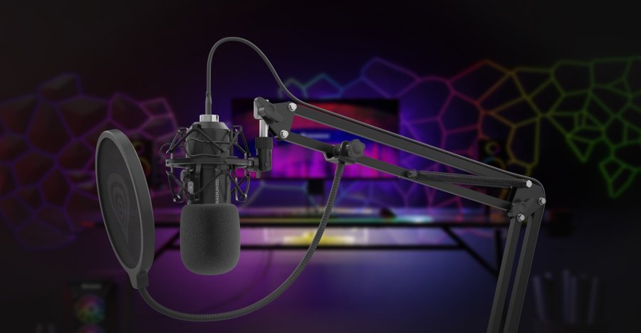 GENESIS RADIUM 400 G2 MICROPHONE STUDIO USB ARM POPFILTER #8