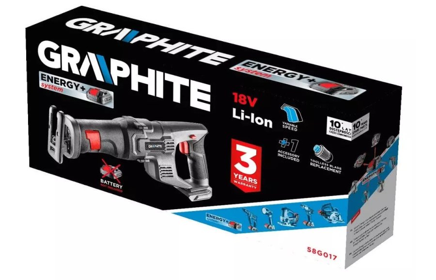 Graphite batteridrevet Energy+ 18V, Li-Ion-sabelsav, uden batteri #11