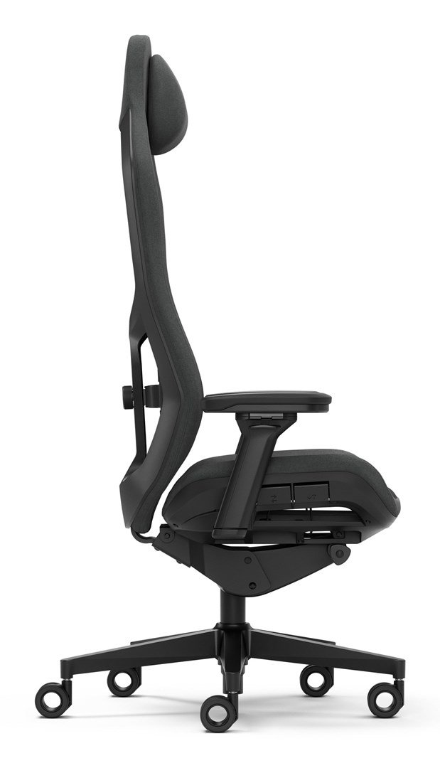Fractal Design FD-CH-RE1M-01 video spillestol PC gamingstol Polstret sde Sort #4