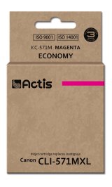 Actis KC-571M blk (Canon CLI-571M erstatning; Standard; 12 ml; rd) #1