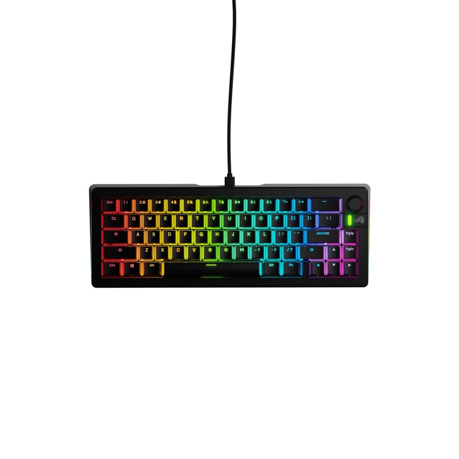 Glorious Gaming GMMK 3 65% Prebuilt tastatur Spil USB QWERTY US engelsk Sort #2