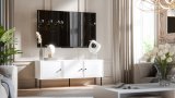 Cama RTV 3D-skab PALAZZO BIS 151x40x60 hvid mat #3