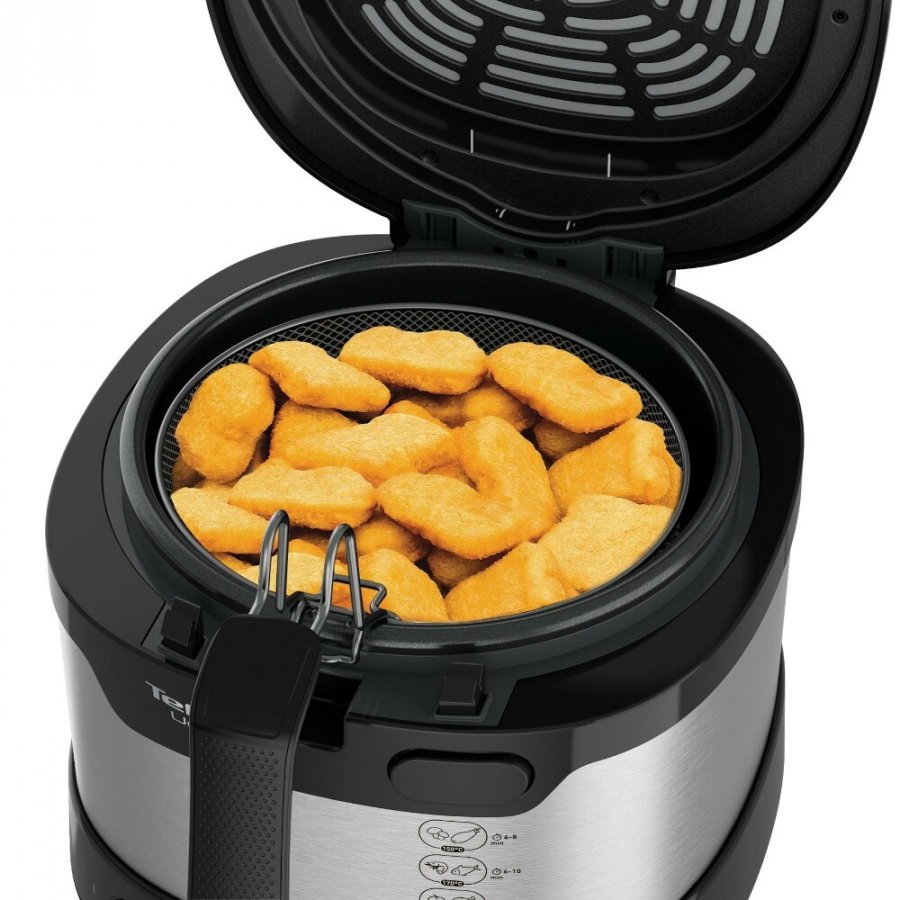 Tefal Uno FF215D Enkelt Enkeltstende 1600 W Frituregryde Sort, Rustfrit stl #11