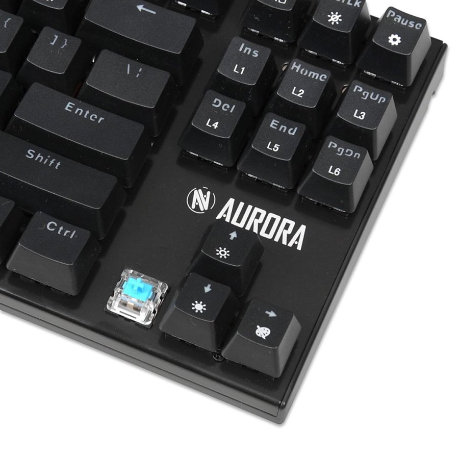 iBox IKGMK2R tastatur Spil USB QWERTY US engelsk Sort #2