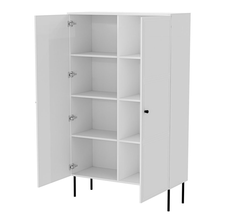 PALAZZO BIS vitrineskab 100x39x166 hvid mat #4
