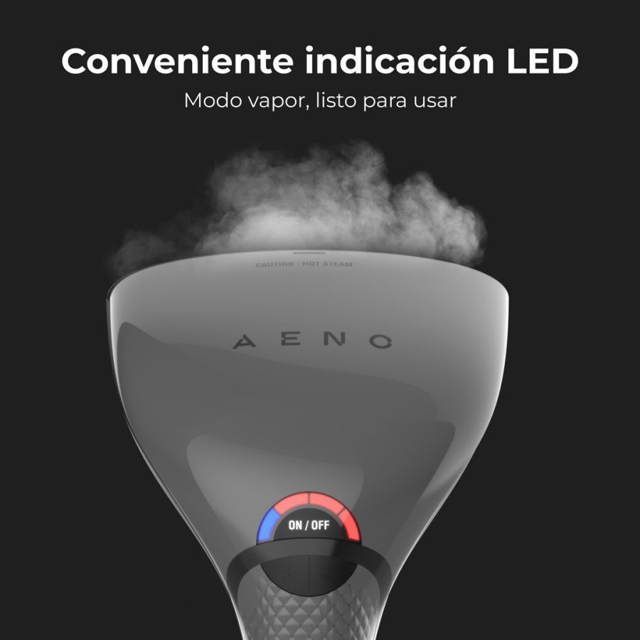 AENO GS1 Dampbrste 0,25 L 1500 W Sort, Gr, Transparent #10