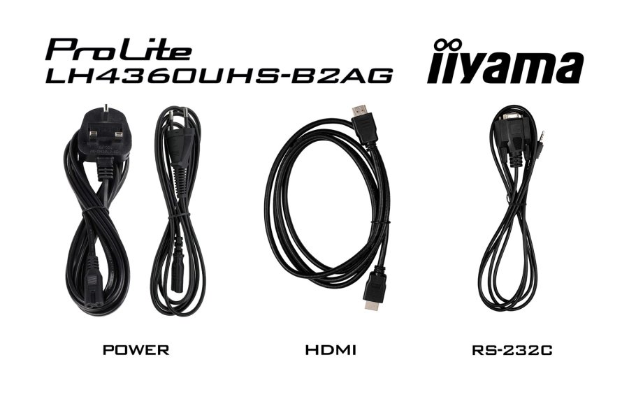 iiyama LH4360UHS-B2AG skilte display Digital A-tavle 108 cm (42.5