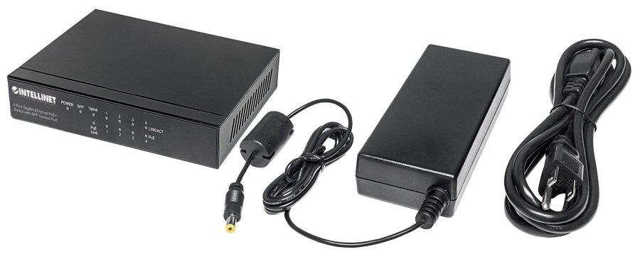 Intellinet 561174 netvrksswitch Gigabit Ethernet (10/100/1000) Strm over Ethernet (PoE) Sort #8