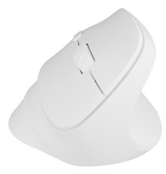NATEC CRAKE 2 VERTICAL MOUSE WIRELESS 2400DPI BLUETOOTH 5.2 + 2.4GHZ WHITE #9
