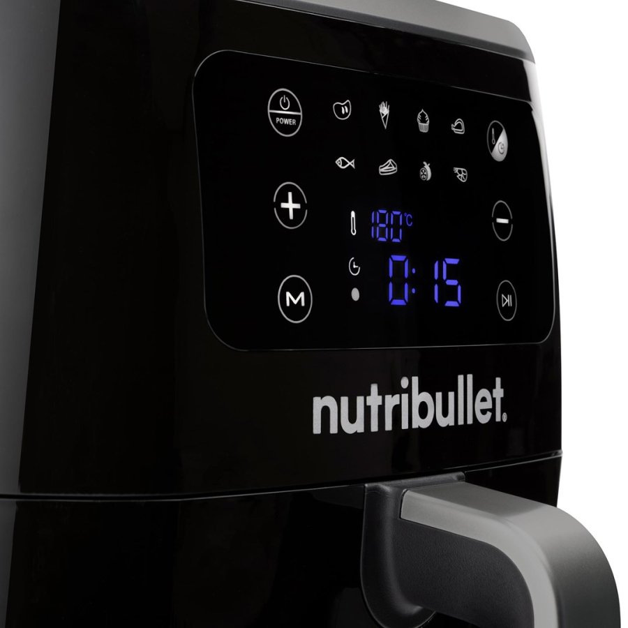 NutriBullet XXL Digital Air Fryer Enkelt 7 L Enkeltstende 1800 W Varmluftsteger Sort #4