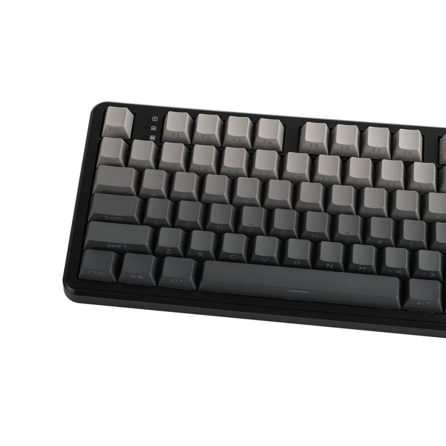 F108 Gasket-tastatur i Gradient Grey med Nimbus V3-kontakter og RGB-belysning  AULA #7